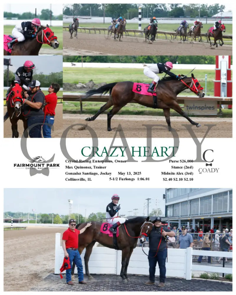 CRAZY HEART - 05-13-25 - R08 - FP Fanduel Sportsbook Horse Racing