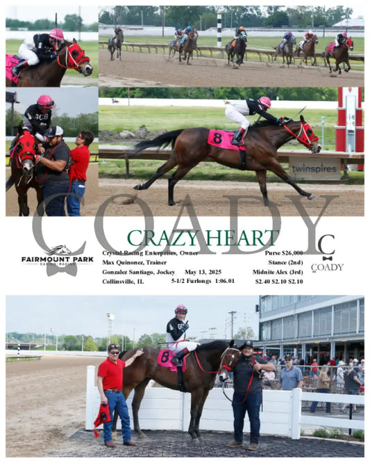 CRAZY HEART - 05-13-25 - R08 - FP Fanduel Sportsbook Horse Racing