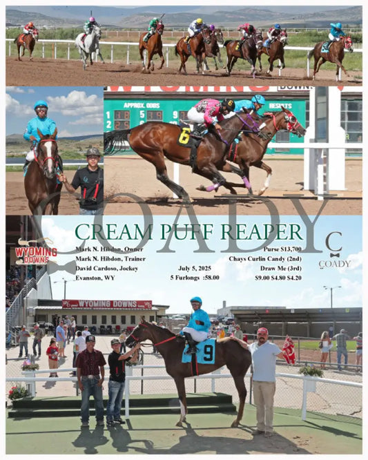 CREAM PUFF REAPER - 07-05-25 - R09 - WYO Wyoming Downs