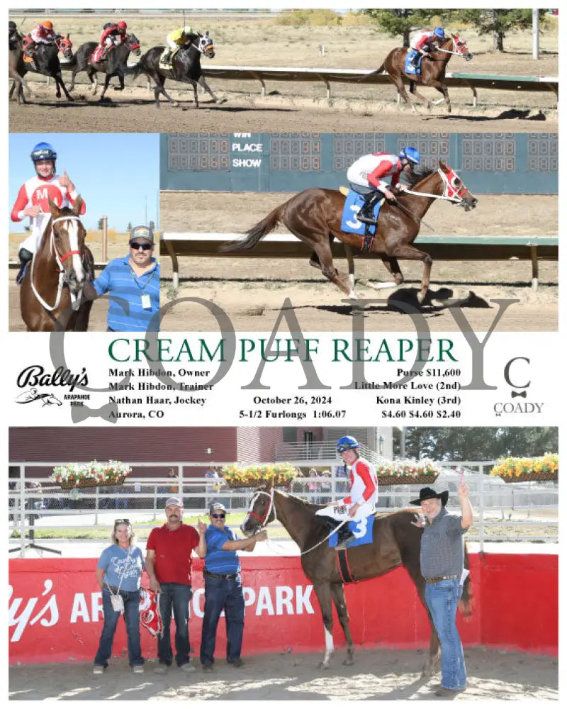 Cream Puff Reaper - 10-26-24 R04 Arp Arapahoe Park