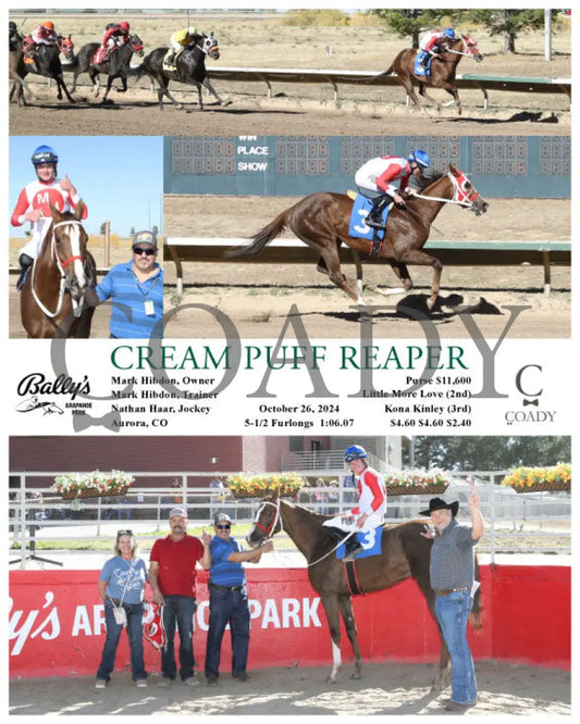 Cream Puff Reaper - 10-26-24 R04 Arp Arapahoe Park
