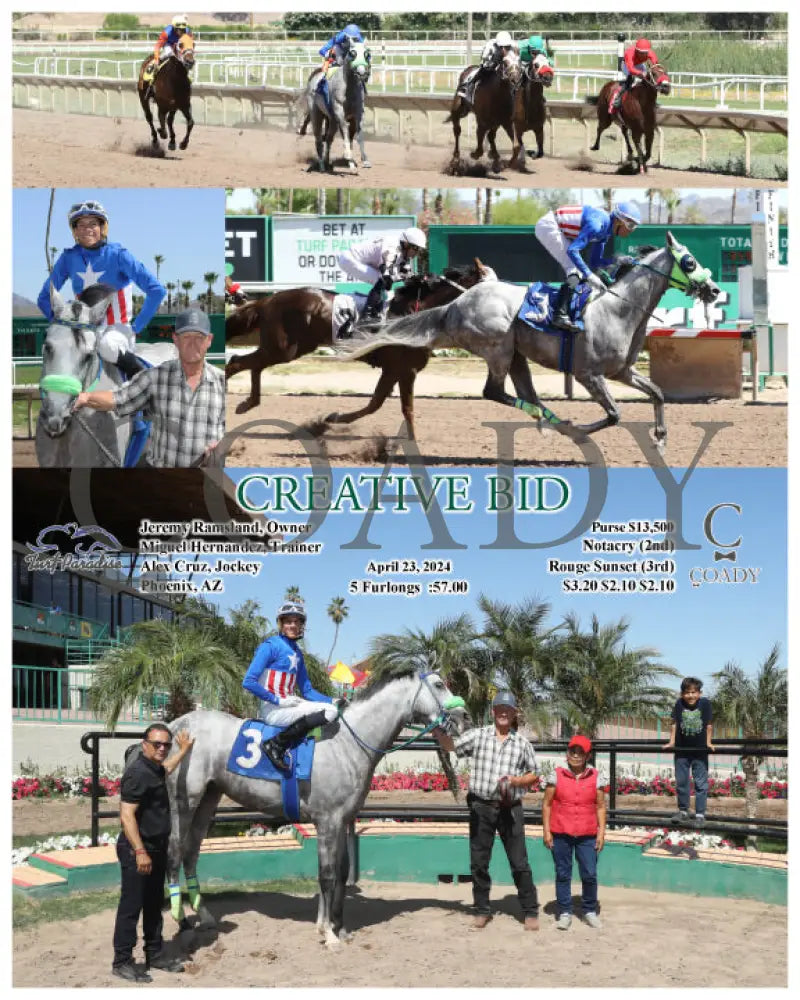 Creative Bid - 04 - 23 - 24 R03 Tup Turf Paradise