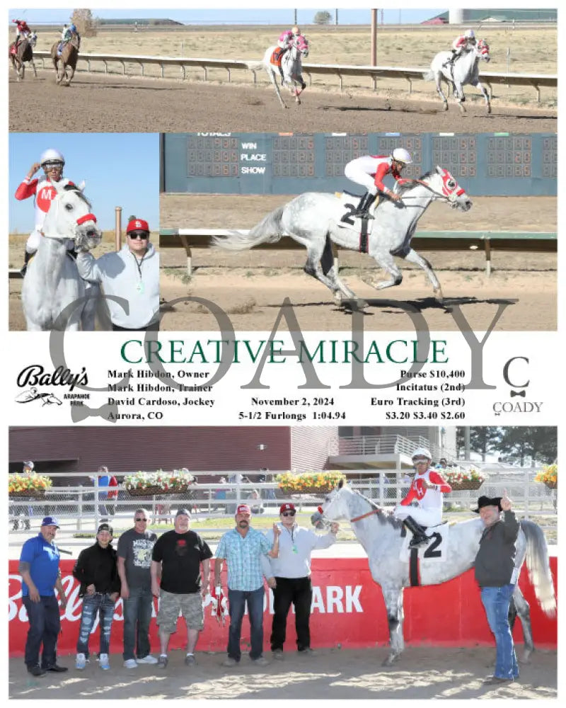 Creative Miracle - 11-02-24 R05 Arp Arapahoe Park