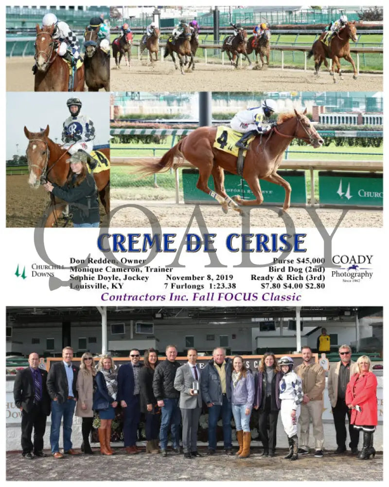 Creme De Cerise - 11-08-19 R04 Cd Group Churchill Downs