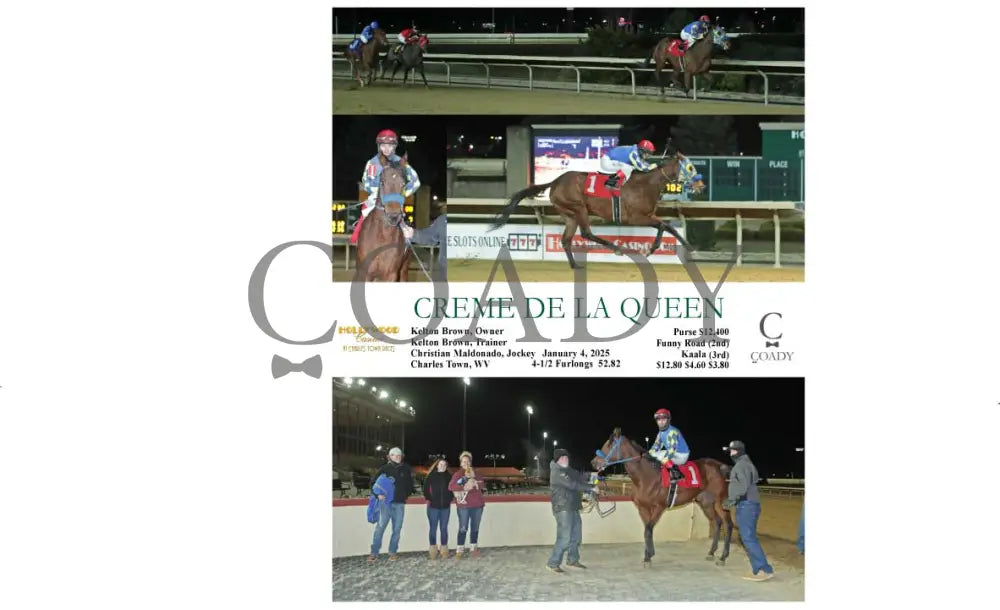 Creme De La Queen - 01-04-25 R02 Ct Hollywood Casino At Charles Town Races