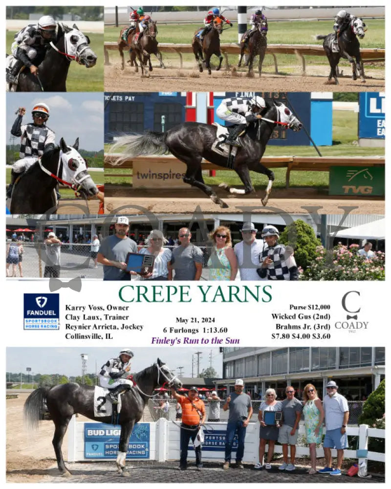 Crepe Yarns - 05-21-24 R05 Fan Fanduel Sportsbook Horse Racing