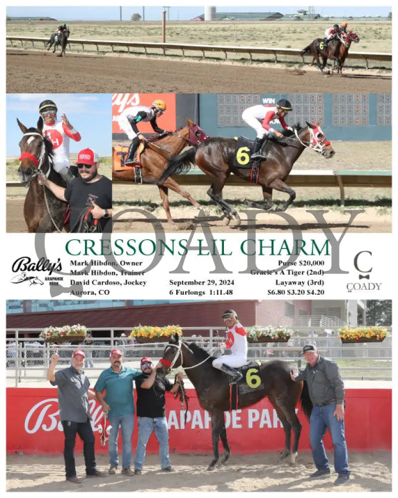Cressons Lil Charm - 09-29-24 R05 Arp Arapahoe Park