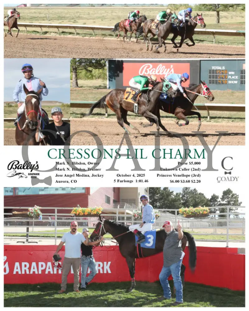 CRESSONS LIL CHARM - 10-04-25 - R07 - ARP Arapahoe Park