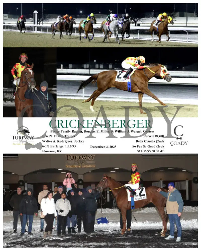 CRICKENBERGER - 12-03-25 - R06 - TP Turfway Park