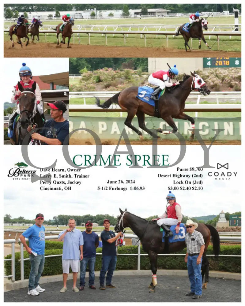 Crime Spree - 06-26-24 R04 Btp Belterra Park