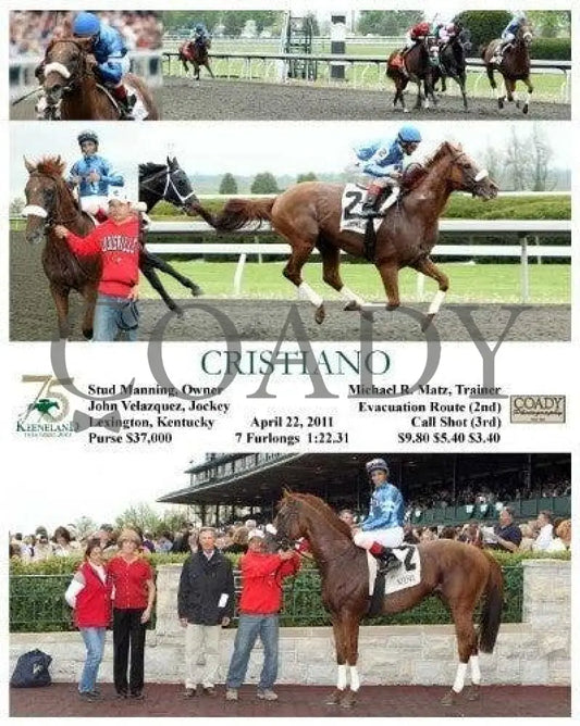 Cristiano - 042211 Race 02 Keeneland