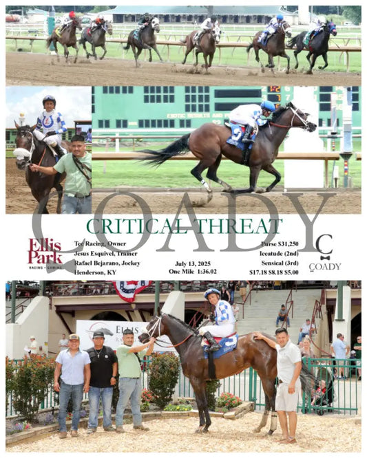CRITICAL THREAT - 07-13-25 - R04 - ELP Ellis Park
