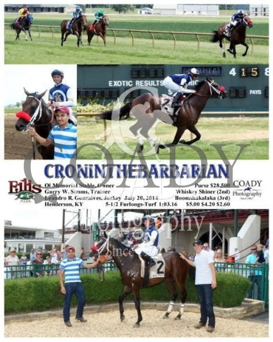 Croninthebarbarian - 072014 Race 01 Elp Ellis Park