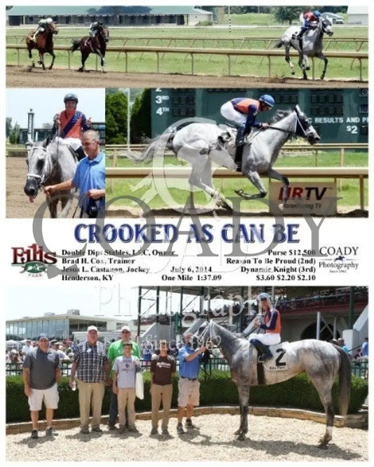 Crooked As Can Be - 070614 Race 02 Elp Ellis Park