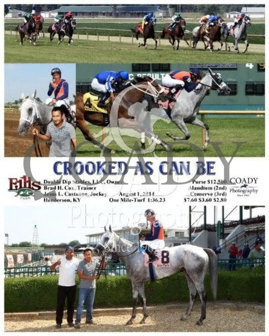 Crooked As Can Be - 080114 Race 07 Elp Ellis Park