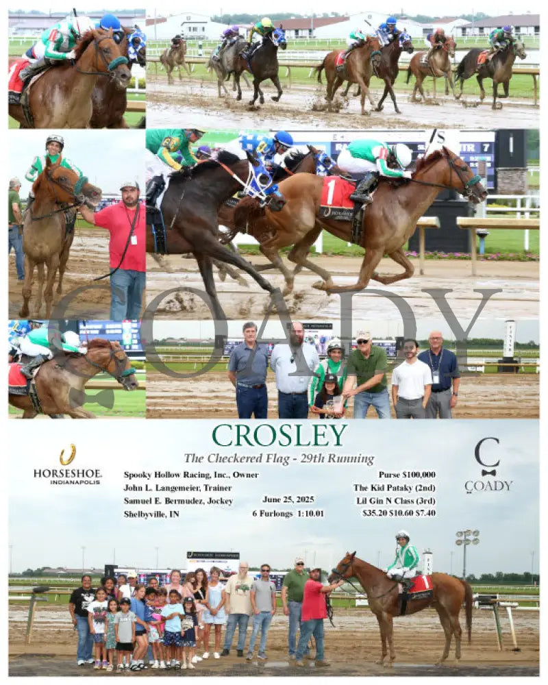 CROSLEY - The Checkered Flag - 29th Running - 06-25-25 - R07 - IND Indiana Grand