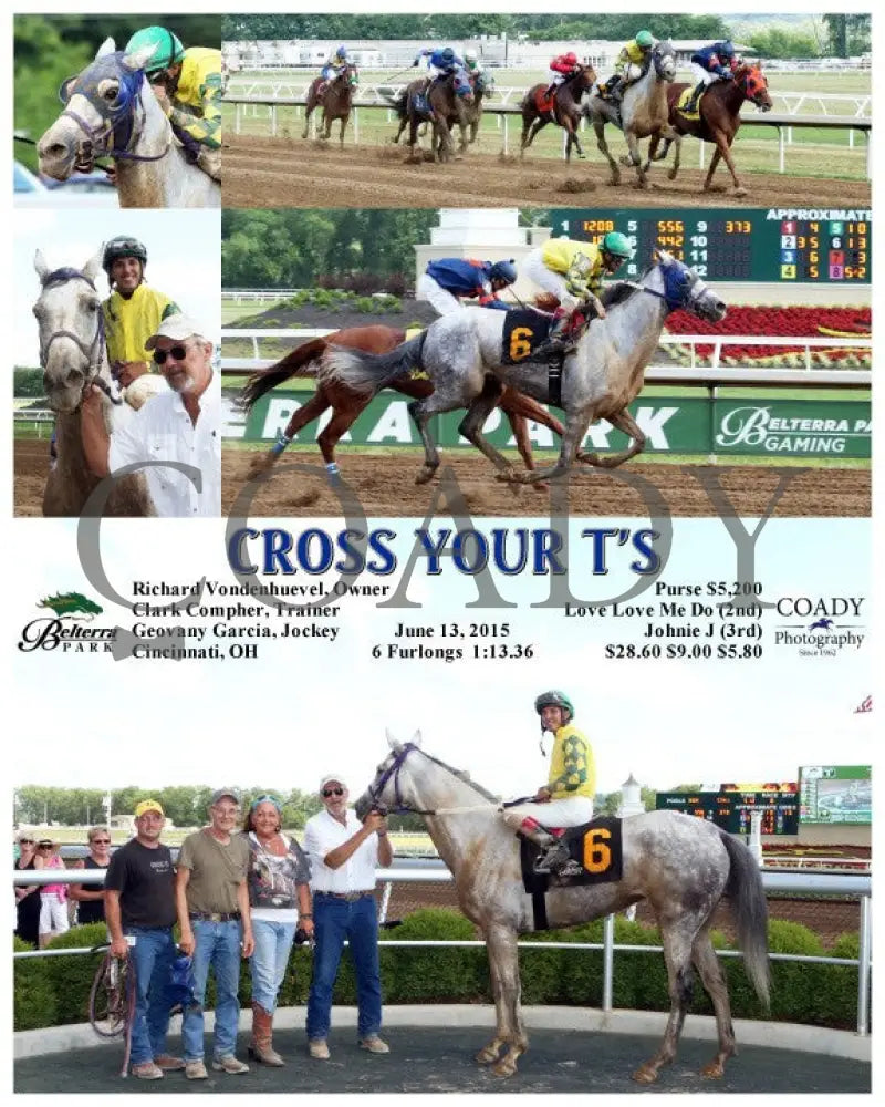 Cross Your T’s - 061315 Race 08 Btp Belterra Park