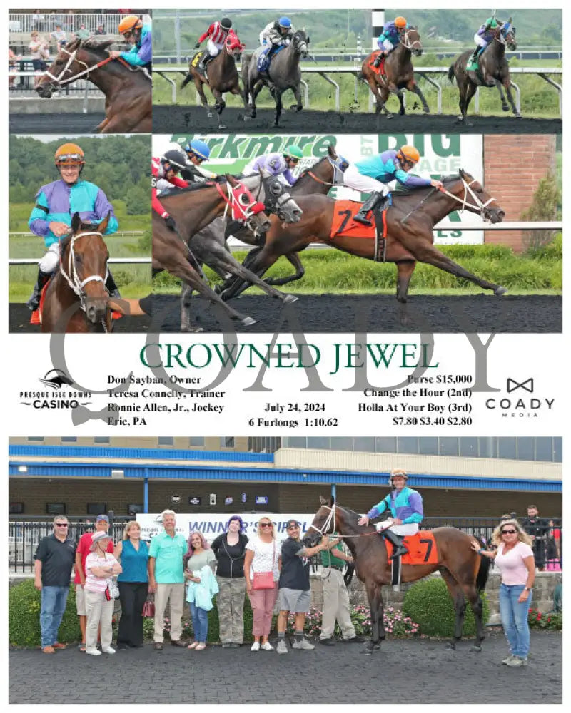 Crowned Jewel - 07-24-24 R07 Pid Presque Isle Downs