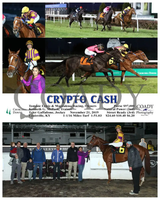 Crypto Cash - 11-21-19 R10 Cd Churchill Downs