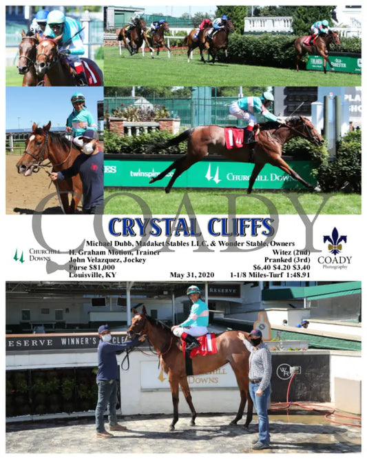 Crystal Cliffs - 05-31-20 R08 Cd Churchill Downs