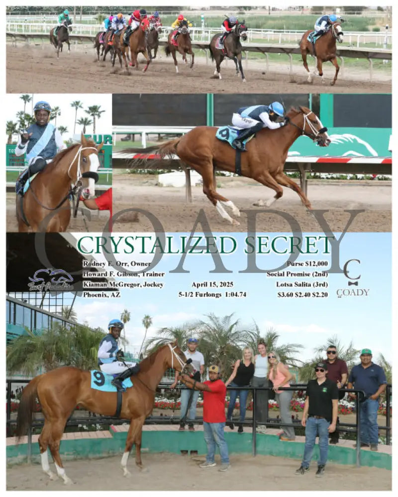 CRYSTALIZED SECRET - 04-15-25 - R08 - TUP Turf Paradise