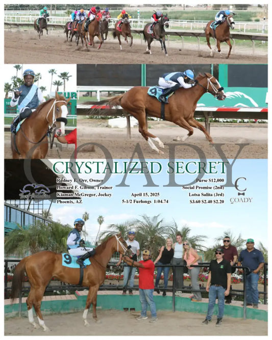 CRYSTALIZED SECRET - 04-15-25 - R08 - TUP Turf Paradise