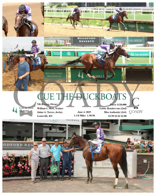 CUE THE DUCKBOATS - 06-04-25 - R06 - CD Churchill Downs