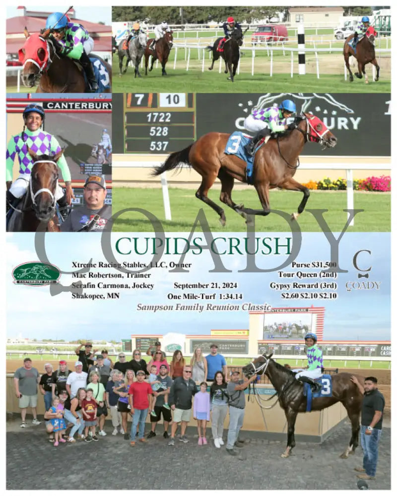 Cupids Crush - 09-21-24 R01 Cby Kentucky Downs