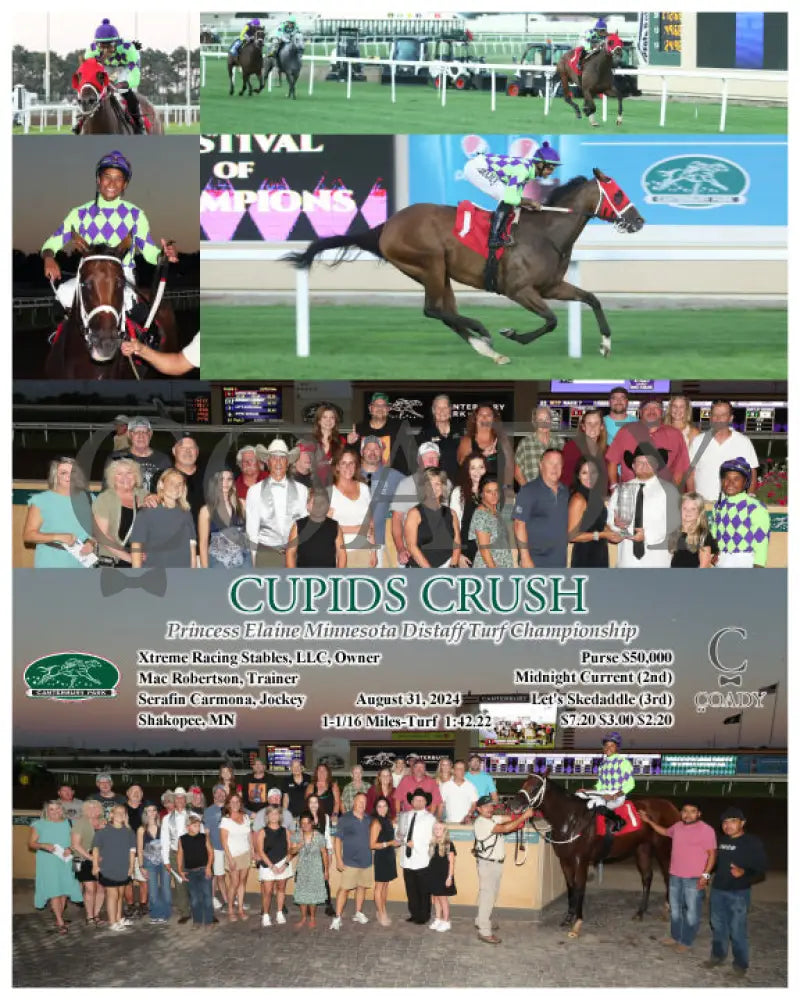Cupids Crush - Princess Elaine Minnesota Distaff Turf Championship 08-31-24 R06 Cby Kentucky Downs