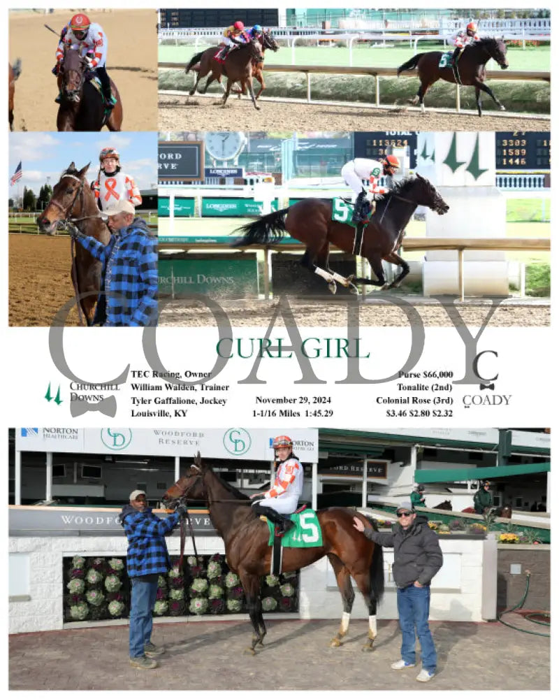 Curl Girl - 11-29-24 R02 Cd Churchill Downs