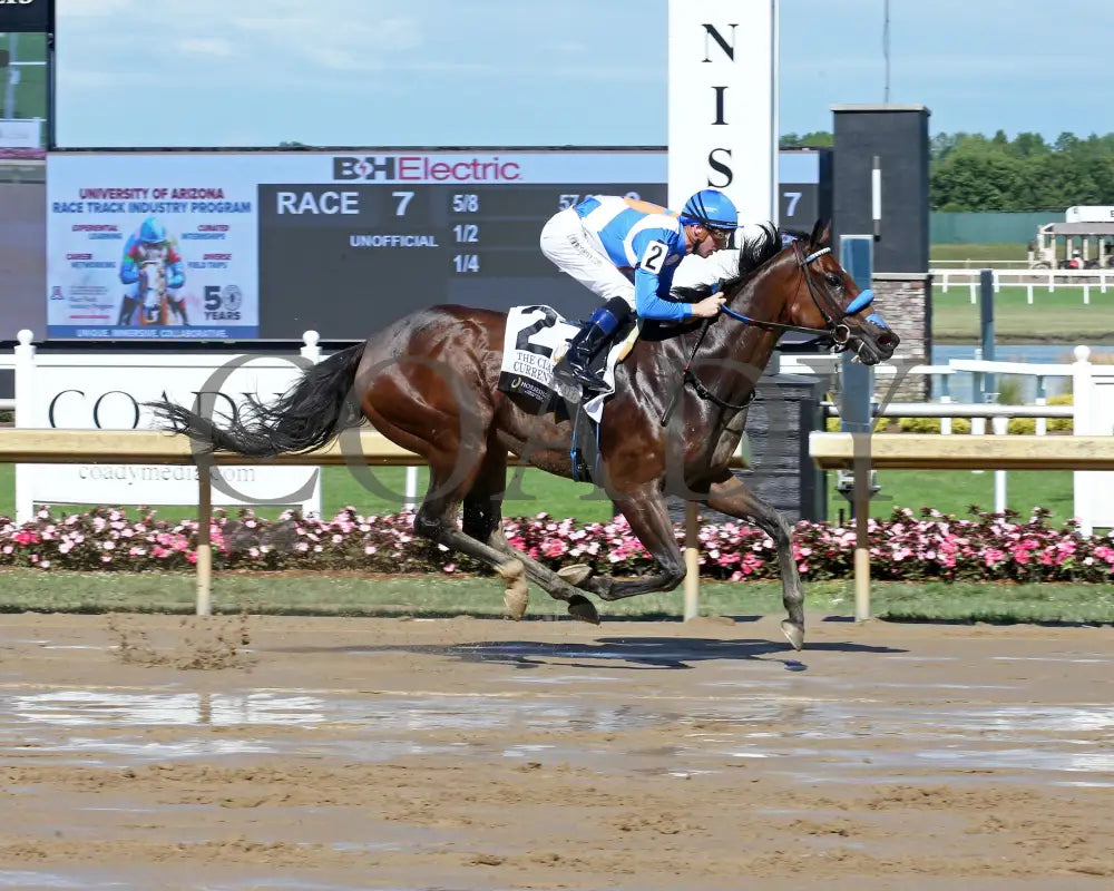 Current Climate - Clarksville 4Th Running 07-05-24 R07 Horseshoe Indiana Finish 01 Sammantha Pagels