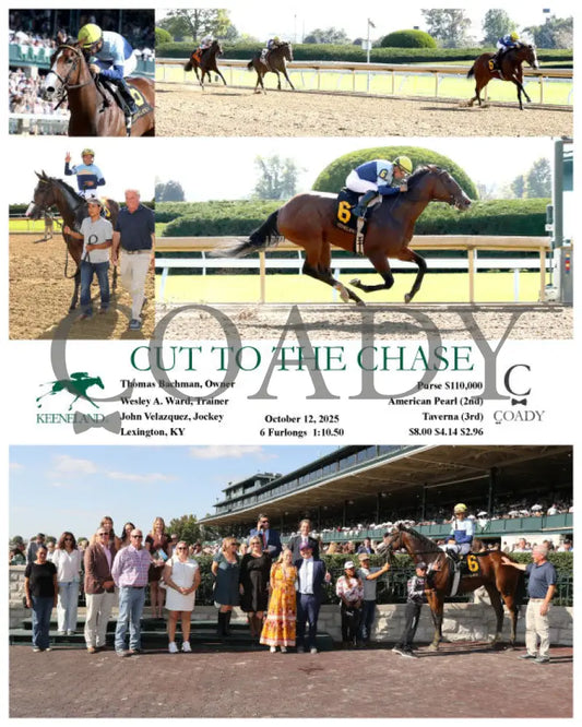 CUT TO THE CHASE - 10-12-25 - R06 - KEE Keeneland