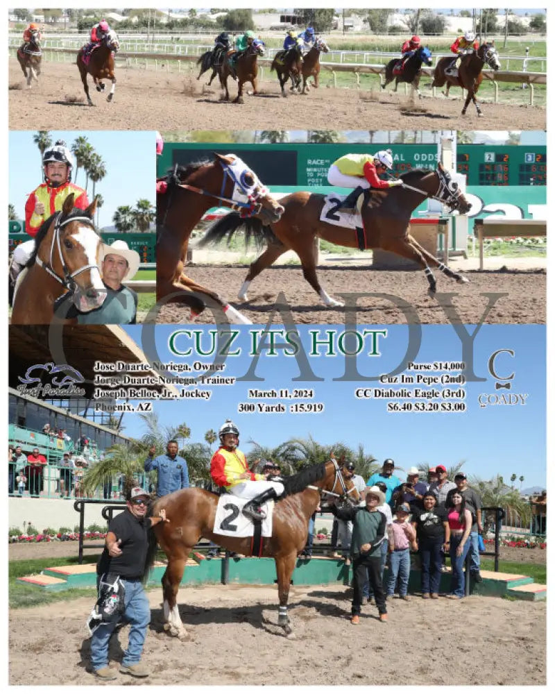 Cuz Its Hot - 03 - 11 - 24 R01 Tup Turf Paradise