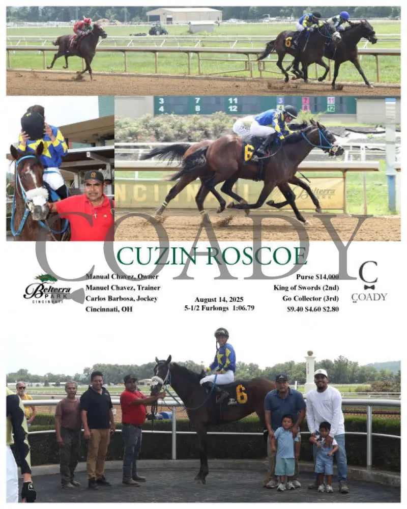 CUZIN ROSCOE - 081425 - Race 03 - BTP Turfway Park
