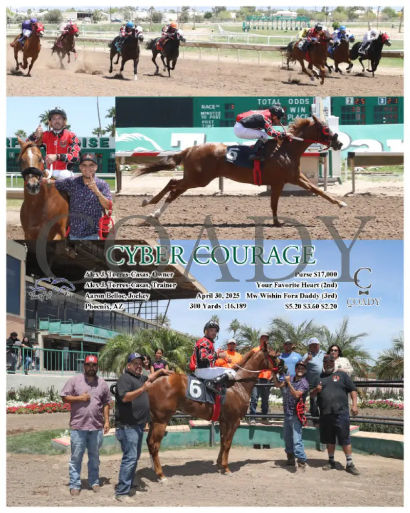 CYBER COURAGE - 04-30-25 - R01 - TUP Turf Paradise