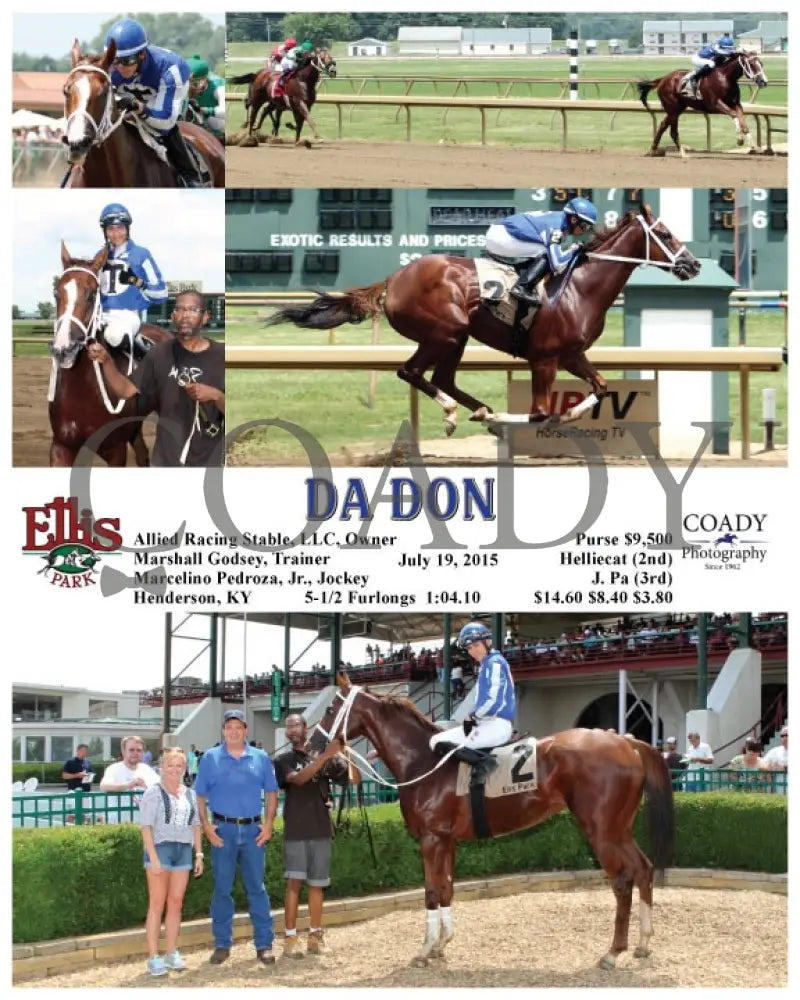Da Don - 071915 Race 04 Elp Ellis Park