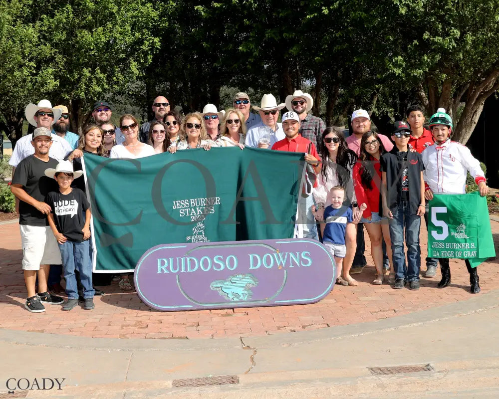 DA EDGE OF GRAY - Jess Burner Stakes - 06-01-25 - R10 - Ruidoso Downs - Presentation Ruidoso Downs