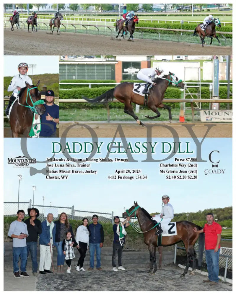 DADDY CLASSY DILL - 04-28-25 - R02 - MNR Mountaineer Park