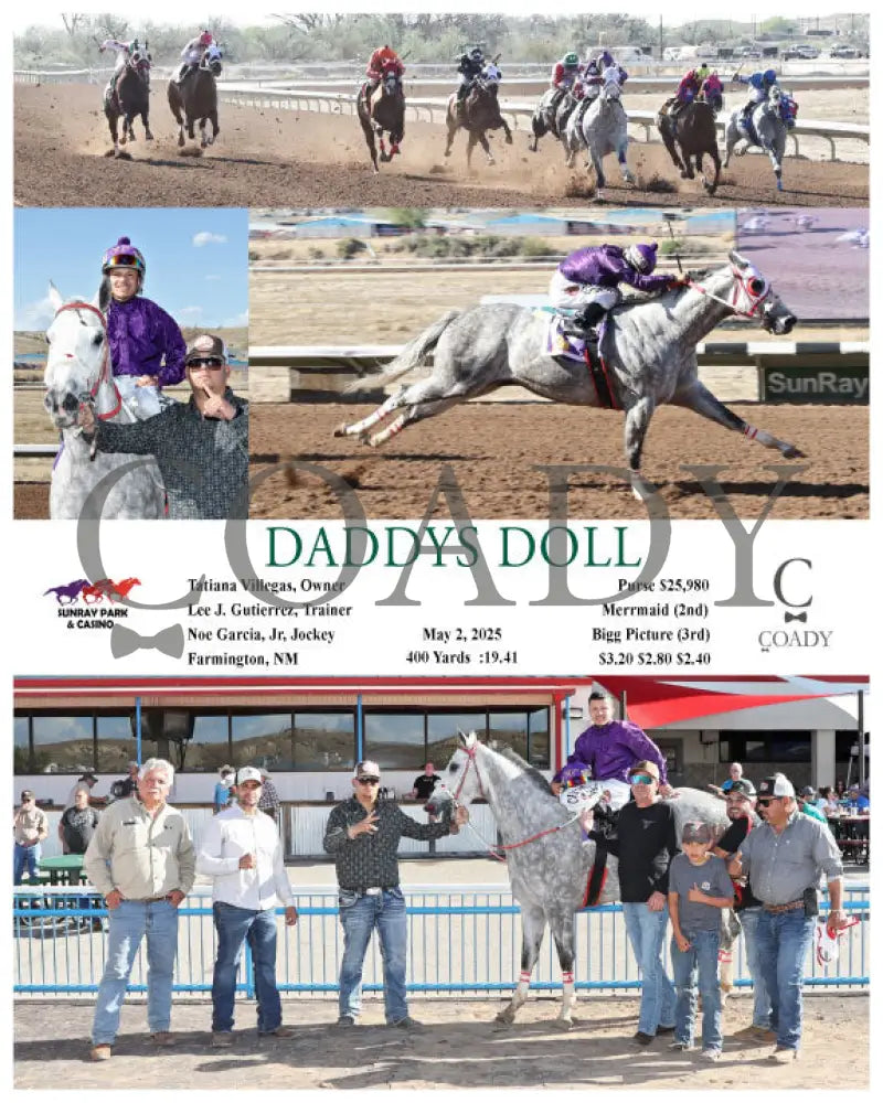 DADDYS DOLL - 05-02-25 - R10 - SRP SunRay Park