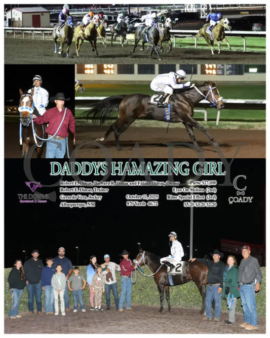 DADDYS HAMAZING GIRL - 10-11-25 - R05 - ALB Downs at Albuquerque
