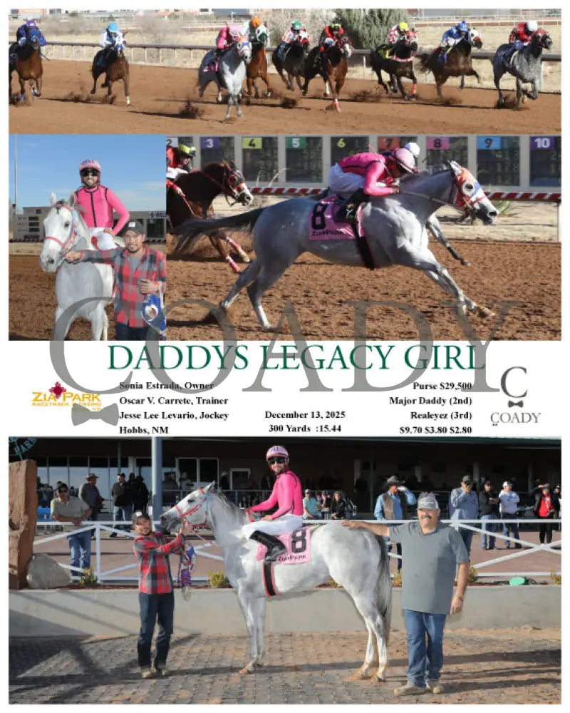 DADDYS LEGACY GIRL - 12-13-25 - R07 - ZIA - Coady Media - Kurtis Coady Photography