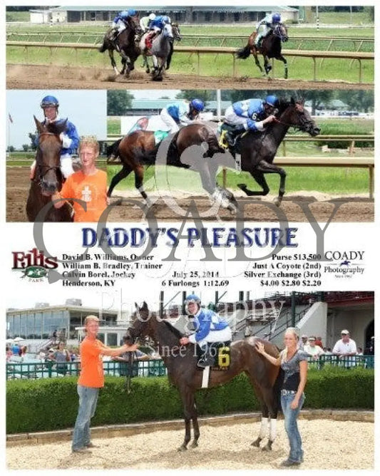 Daddy’s Pleasure - 072514 Race 03 Elp Ellis Park