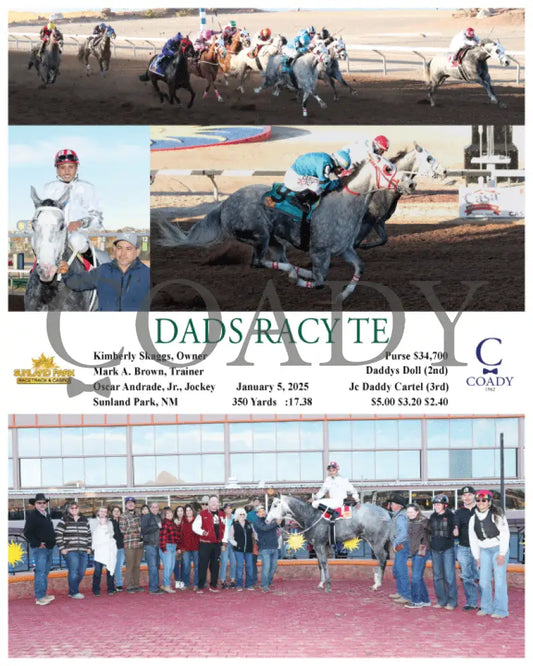 Dads Racy Te - 01-05-25 R09 Sun Turfway Park