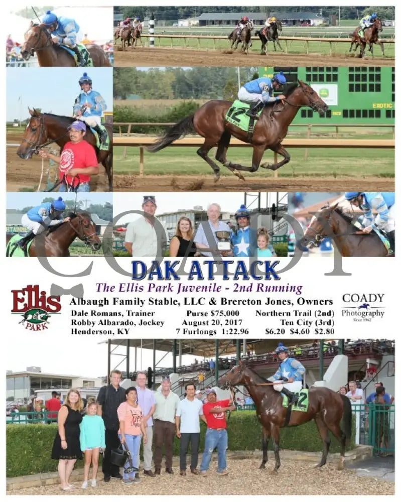 Dak Attack - 082017 Race 08 Elp Ellis Park