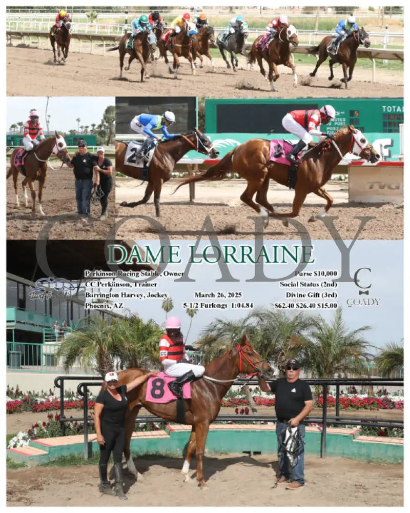 DAME LORRAINE - 03-26-25 - R05 - TUP Turf Paradise