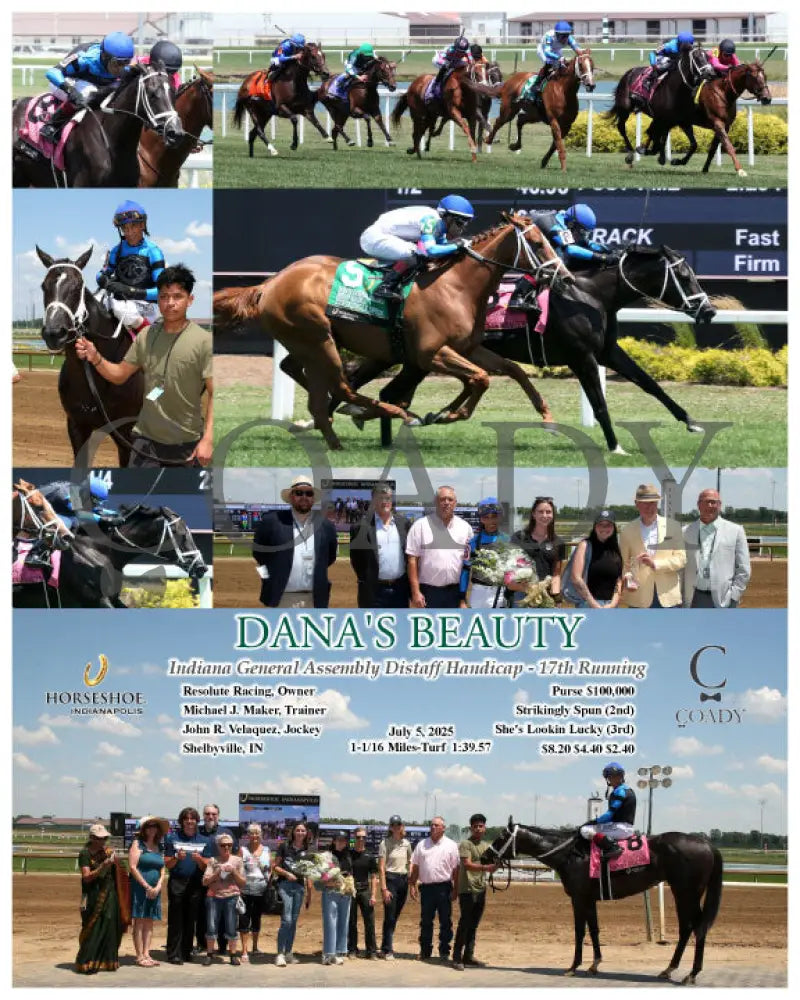 DANA’S BEAUTY - Indiana General Assembly Distaff Handicap - 17th Running - 07-05-25 - R05 - IND Indiana Grand