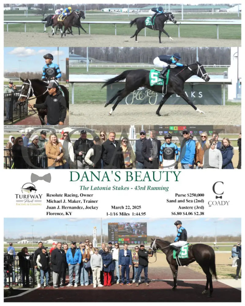 DANA’S BEAUTY - The Latonia Stakes - 43rd Running - 03-22-25 - R07 - TP Turfway Park