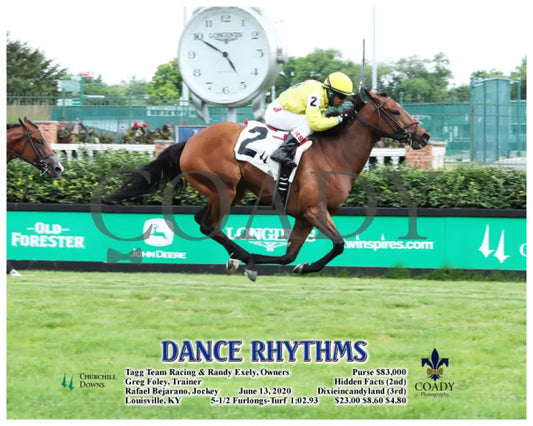 Dance Rhythms - 06-13-20 R08 Cd Action Churchill Downs