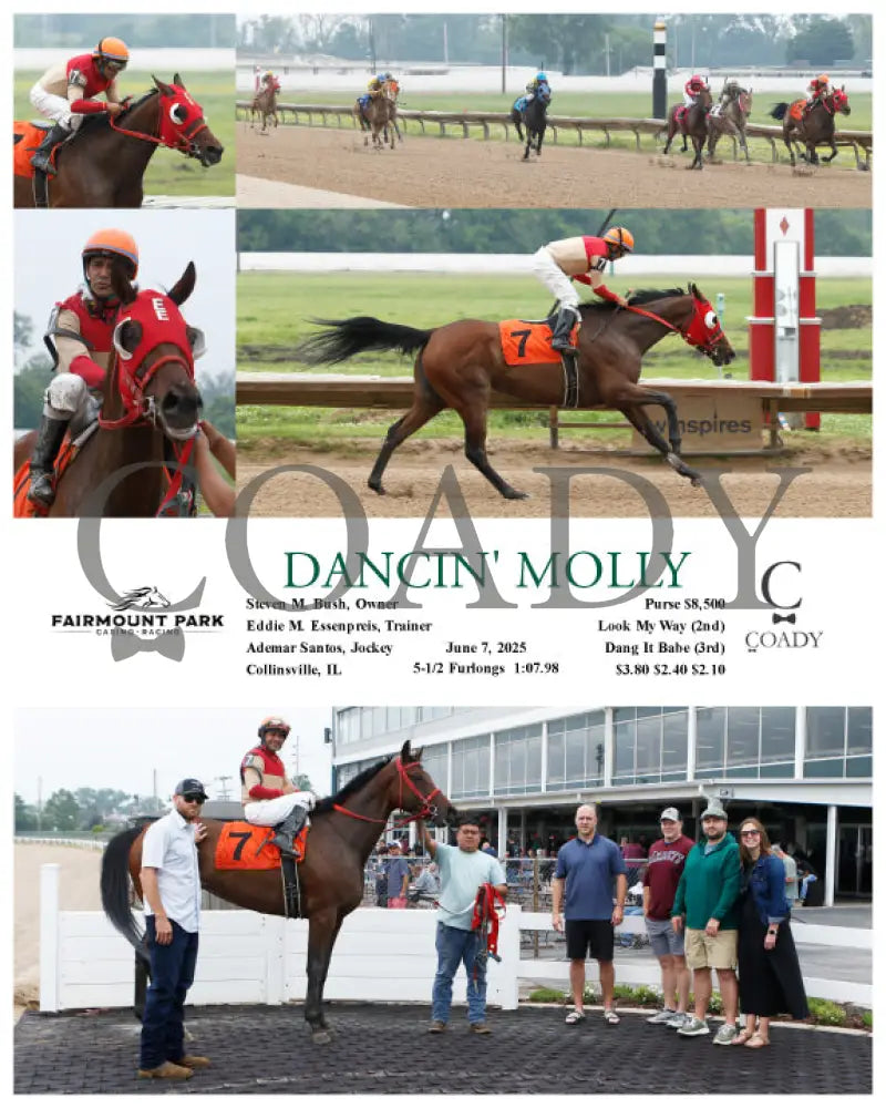 DANCIN’ MOLLY - 06-07-25 - R01 - FP Fanduel Sportsbook Horse Racing