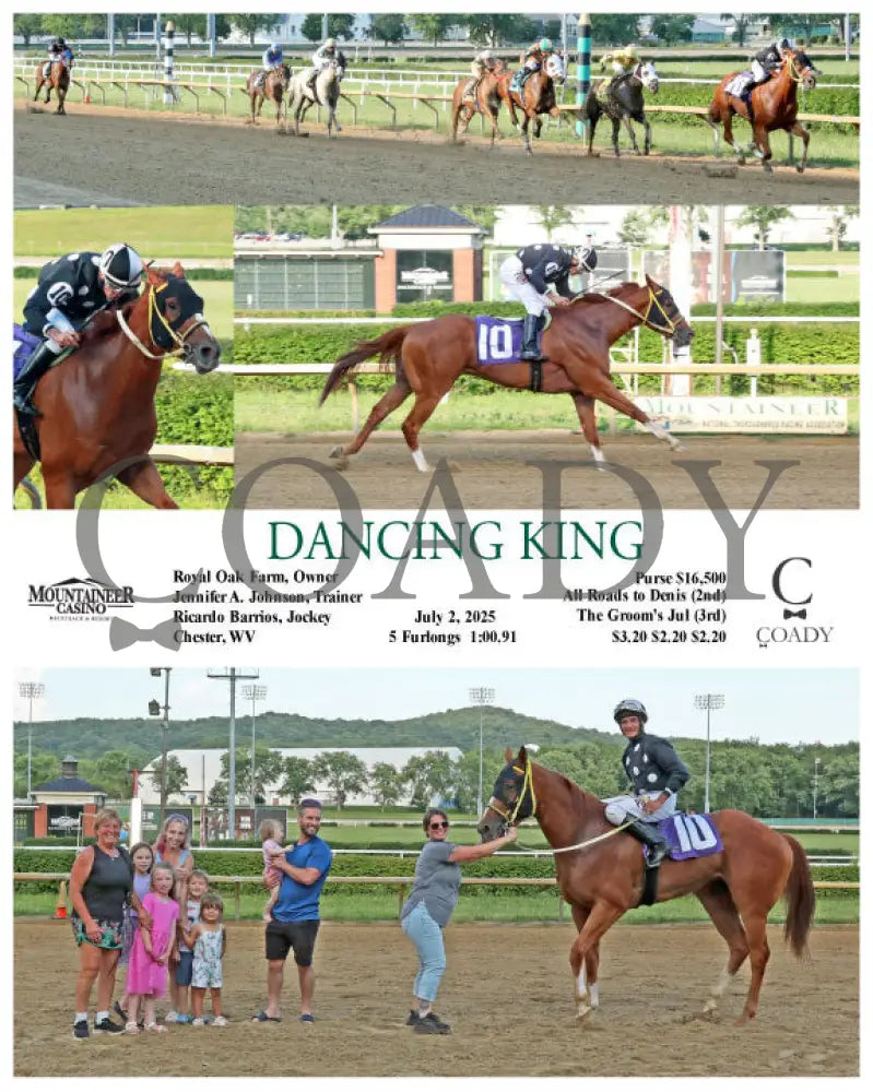 DANCING KING - 07-02-25 - R01 - MNR Mountaineer Park